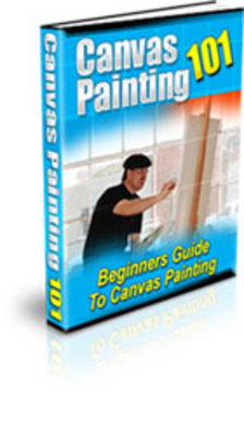 Product picture Canvas painting 101:beginner artist guide to canvas painting